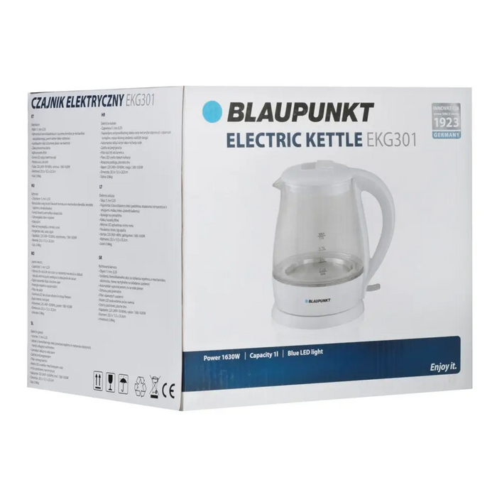 Blaupunkt EKG301 електрическа кана 1 L 1630 W Бяла