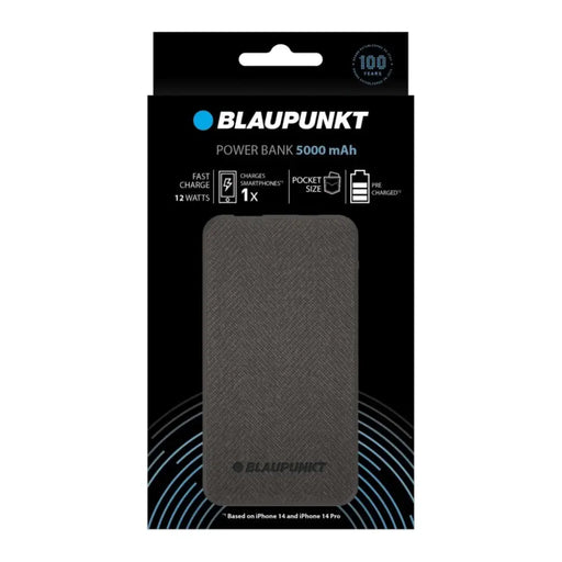 Blaupunkt Powrbank 5000 mAh 12 W Черен