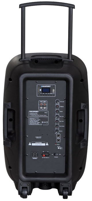 Blaupunkt PA12 преносим високоговорител 650 W стерео преносим високоговорител черен
