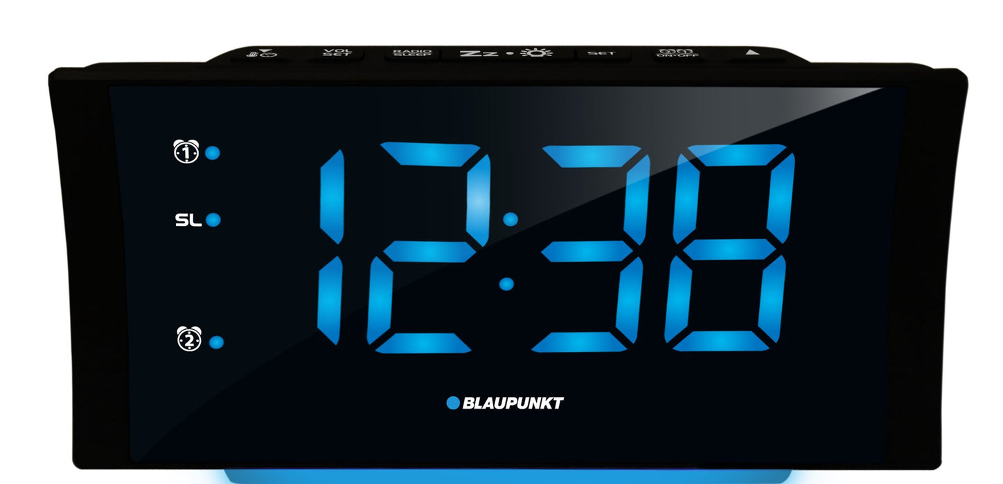 Blaupunkt CR80USB Цифров будилник Черен