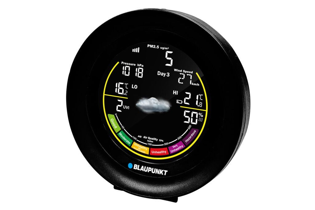 МЕТЕОРОЛОГИЧНА СТАНЦИЯ BLAUPUNKT WS35BK APP, ЧЕРЕН