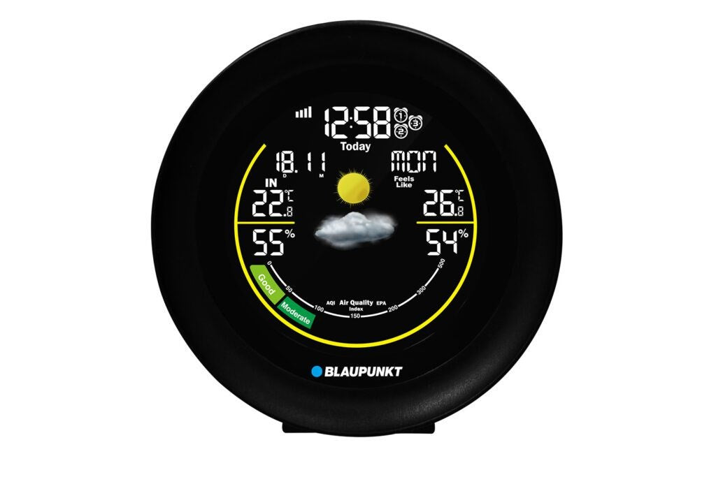 МЕТЕОРОЛОГИЧНА СТАНЦИЯ BLAUPUNKT WS35BK APP, ЧЕРЕН