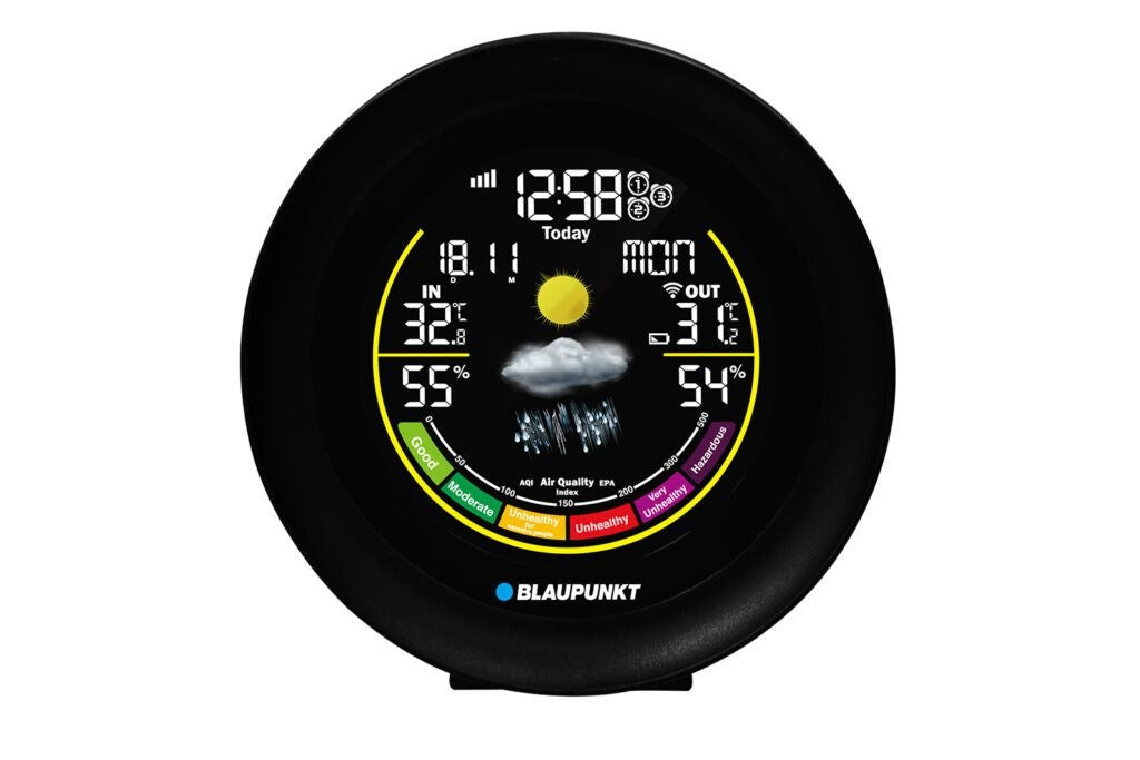 МЕТЕОРОЛОГИЧНА СТАНЦИЯ BLAUPUNKT WS35BK APP, ЧЕРЕН