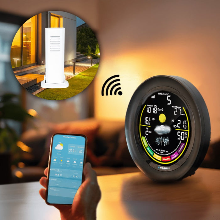 МЕТЕОРОЛОГИЧНА СТАНЦИЯ BLAUPUNKT WS35BK APP, ЧЕРЕН