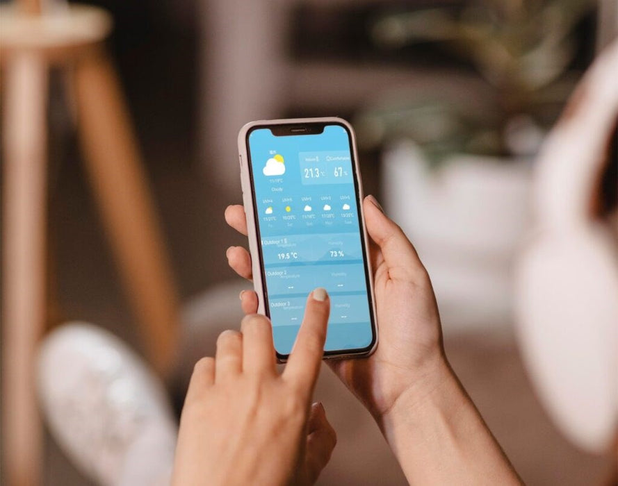 МЕТЕОРОЛОГИЧНА СТАНЦИЯ BLAUPUNKT WS35BK APP, ЧЕРЕН