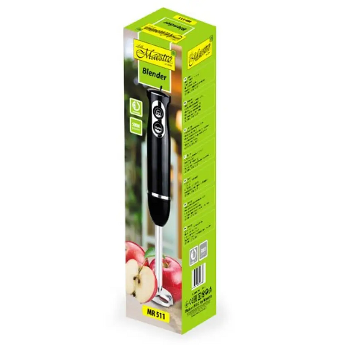 Блендер Feel-Maestro MR-511 Готварски блендер Черен 500 W