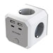 BlitzWolf BW-EC2 8-в-1 Power Cube (4xAC / 2 x USB-A / 2 x
