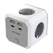 BlitzWolf BW-EC2 8-в-1 Power Cube (4xAC / 2 x USB-A / 2 x