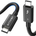 BlitzWolf BW-HDC8 240W USB-C към USB-C кабел 1,5 м (черен)