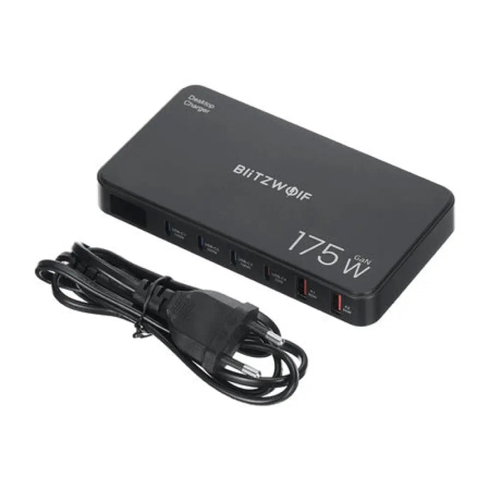 Blitzwolf BW-S30 Зарядна станция 6 в 1 4xUSB-C + 2xUSB 175W