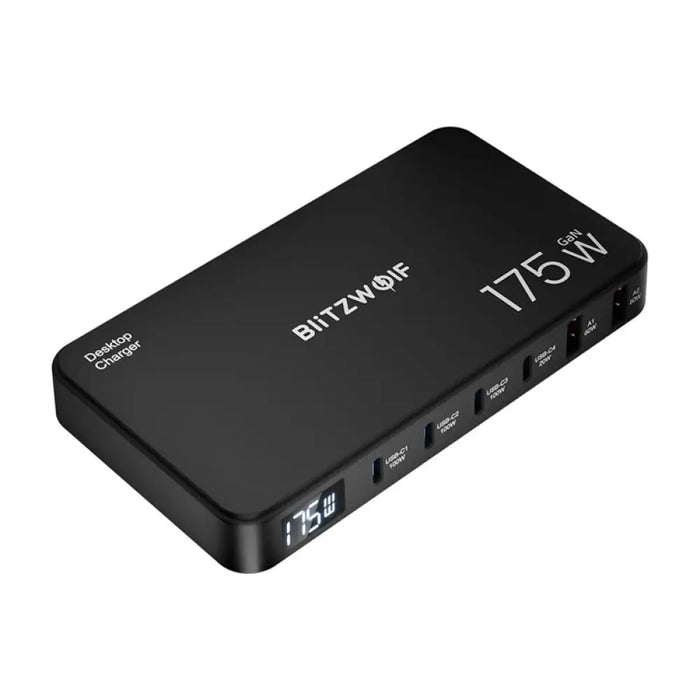 Blitzwolf BW-S30 Зарядна станция 6 в 1 4xUSB-C + 2xUSB 175W