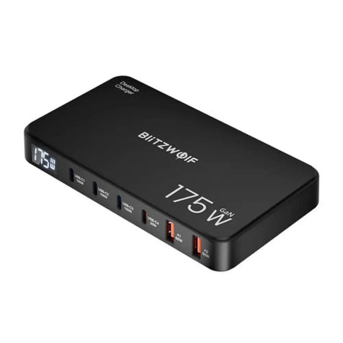 Blitzwolf BW-S30 Зарядна станция 6 в 1 4xUSB-C + 2xUSB 175W
