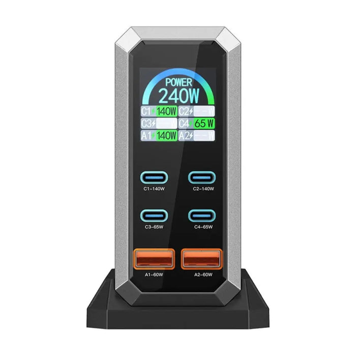 Blitzwolf BW-S31 2xUSB-A 4xUSB-C PD мрежово зарядно 240W.