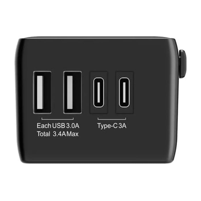 Blitzwolf BW-TA1 4-в-1 адаптер за пътуване 2xUSB + C + PD