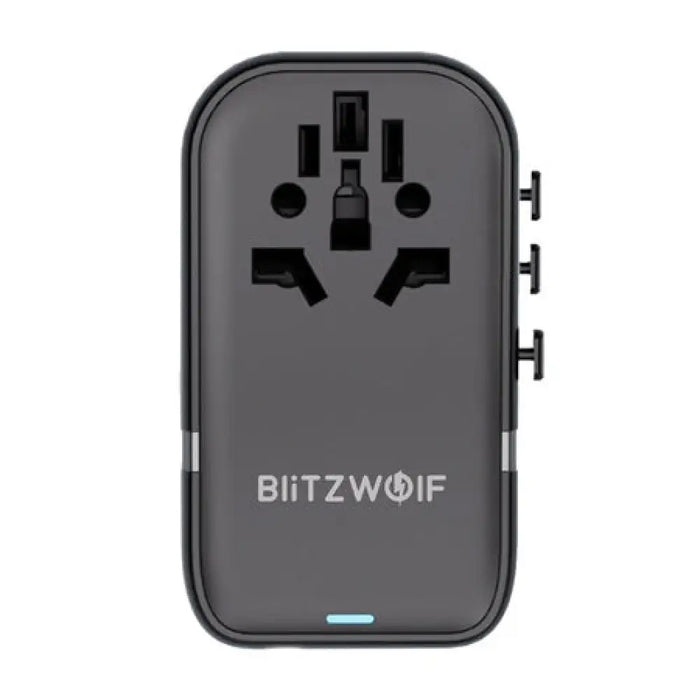 Blitzwolf BW-TA2 5-в-1 адаптер за пътуване 2xUSB PD + 2xC