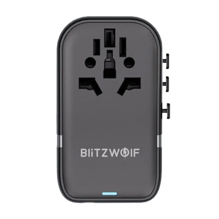 Blitzwolf BW-TA2 5-в-1 адаптер за пътуване 2xUSB PD + 2xC