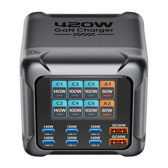 Зарядно устройство Blitzwolf BW-S33 420W, 8 порта