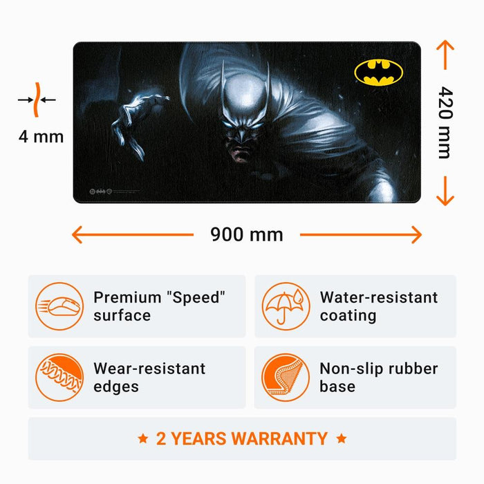 Геймърски пад DC Batman: Mindbomb - Batman aka Bruce Wayne, XL