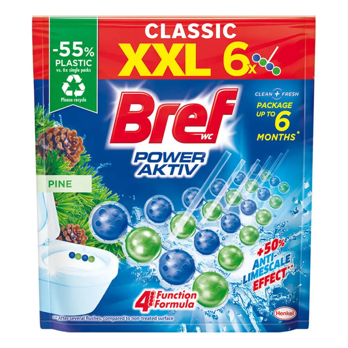 БЛОКЧЕ ЗА ТОАЛЕТНА 6Х50 G БОР POWER AKTIV BREF CLASSIC