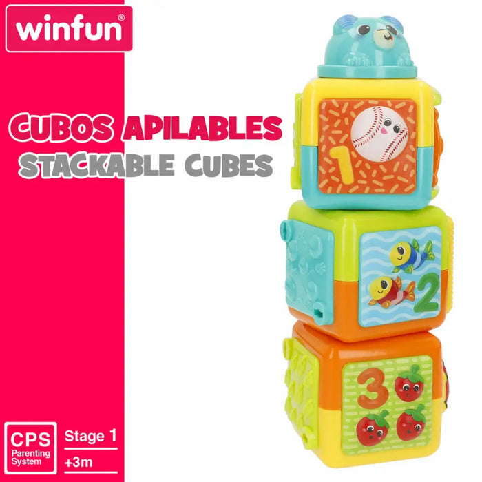 Блокчета за Подреждане Winfun 8,5 X 25 X 8,5 CM (6 броя)