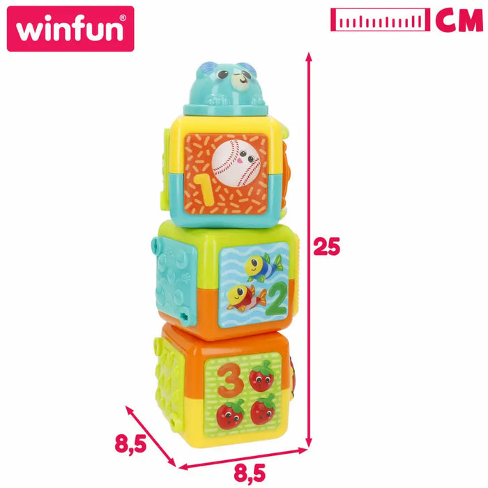 Блокчета за Подреждане Winfun 8,5 X 25 X 8,5 CM (6 броя)