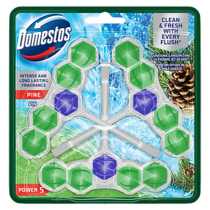 БЛОКЧЕТА ЗА ТОАЛЕТНА 3X50 G БОР DOMESTOS