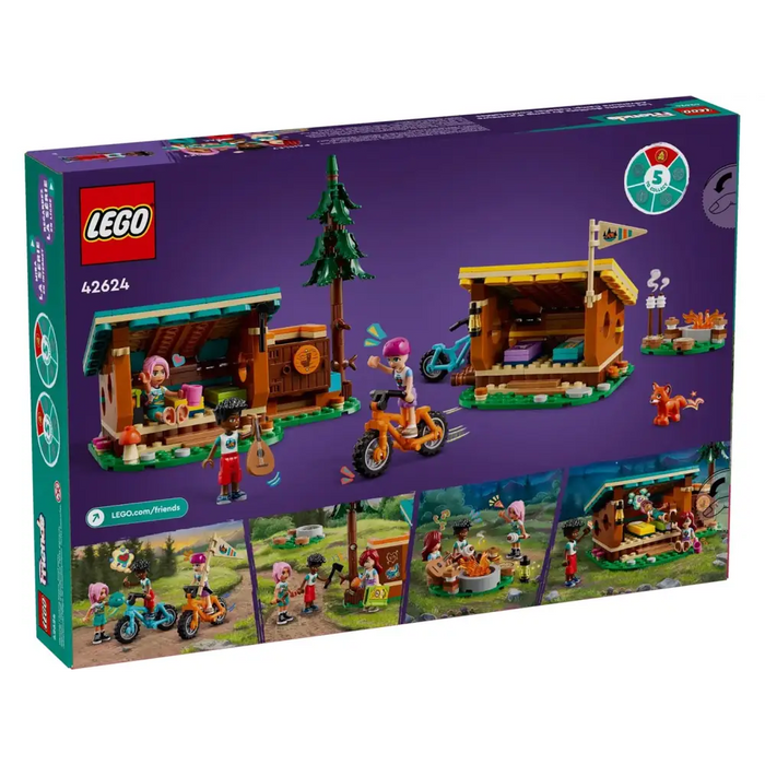 Блокове LEGO FRIENDS 42624 Приключенски лагер Уютни колиби