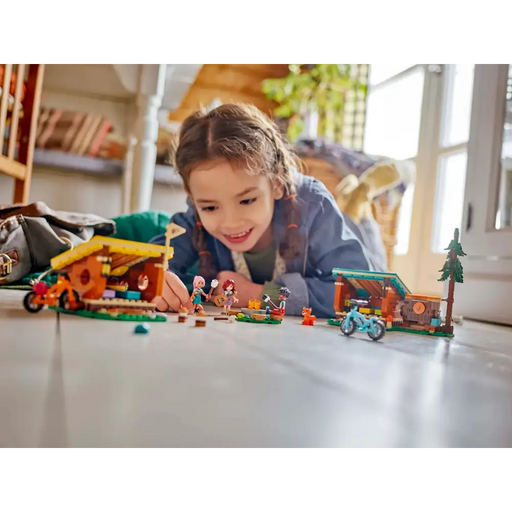 Блокове LEGO FRIENDS 42624 Приключенски лагер Уютни колиби