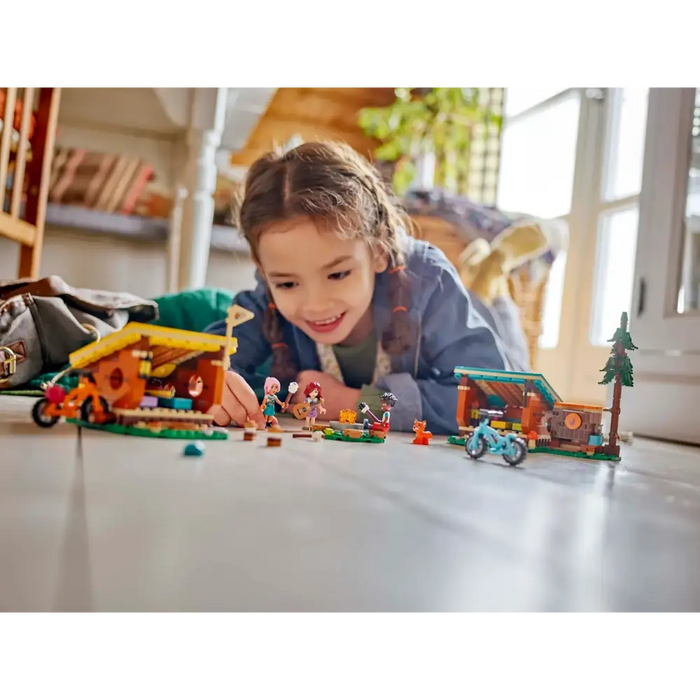 Блокове LEGO FRIENDS 42624 Приключенски лагер Уютни колиби