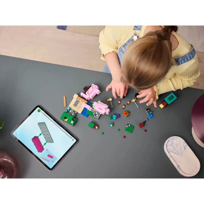 Блокове LEGO MINECRAFT 21260 Градината на вишневия цвят