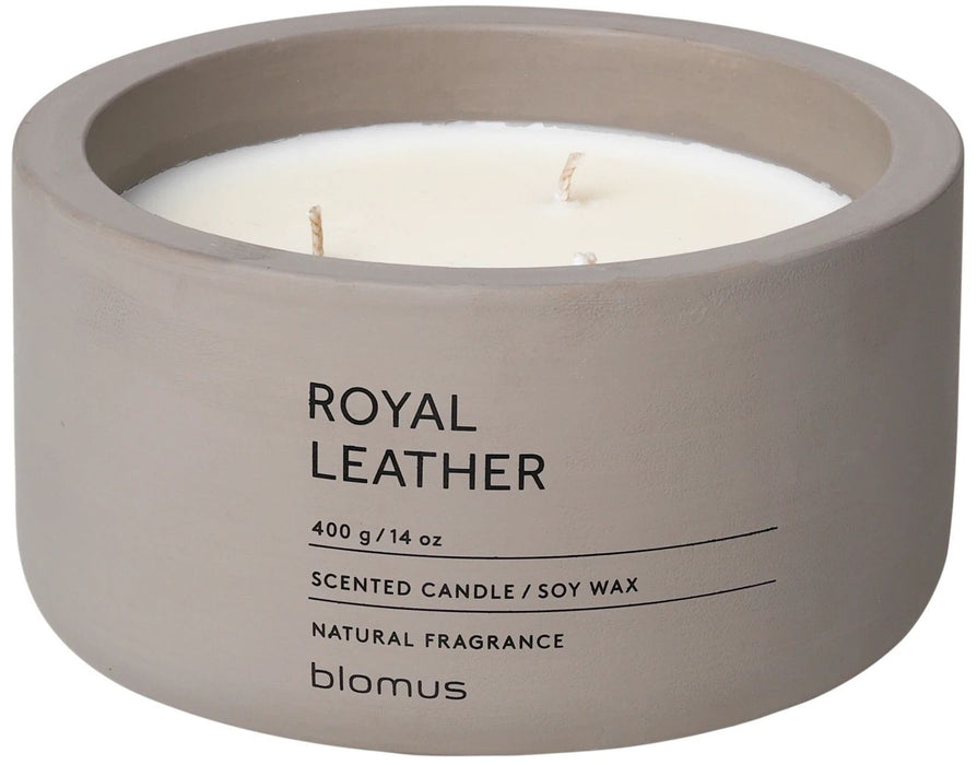 Ароматна свещ Blomus Fraga - XL, Royal Leather, Satellite