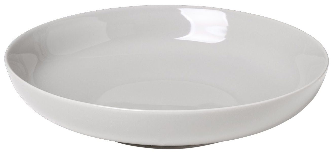 Дълбока порцеланова чиния Blomus - Ro, 22 cm, 720 ml, светлосива