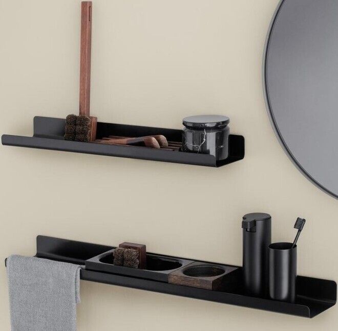 Рафт Blomus - Modo, 71.5 x 10.5 x 4.5 cm, черен