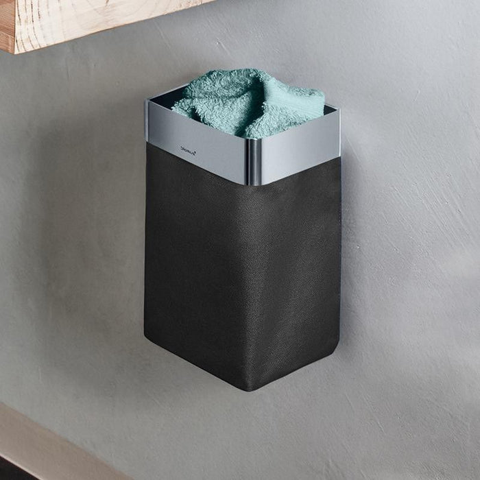 Кош за кърпи Blomus - Nexio, 15 x 16 x 25.5 cm, антрацит/полиран