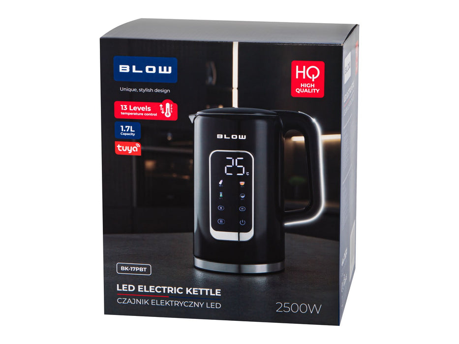 Черна кана с дисплей 2500W BK-17PBT BLOW WI-FI TUYA