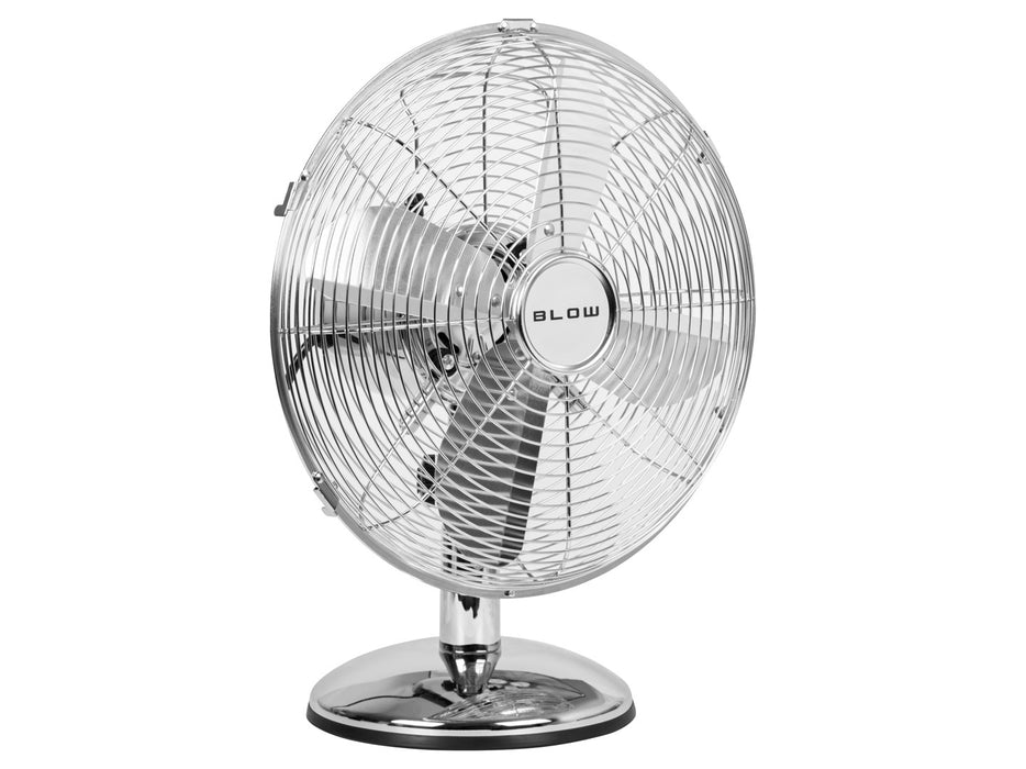 BLOW 12"/30cm 50W сребрист метален настолен вентилатор