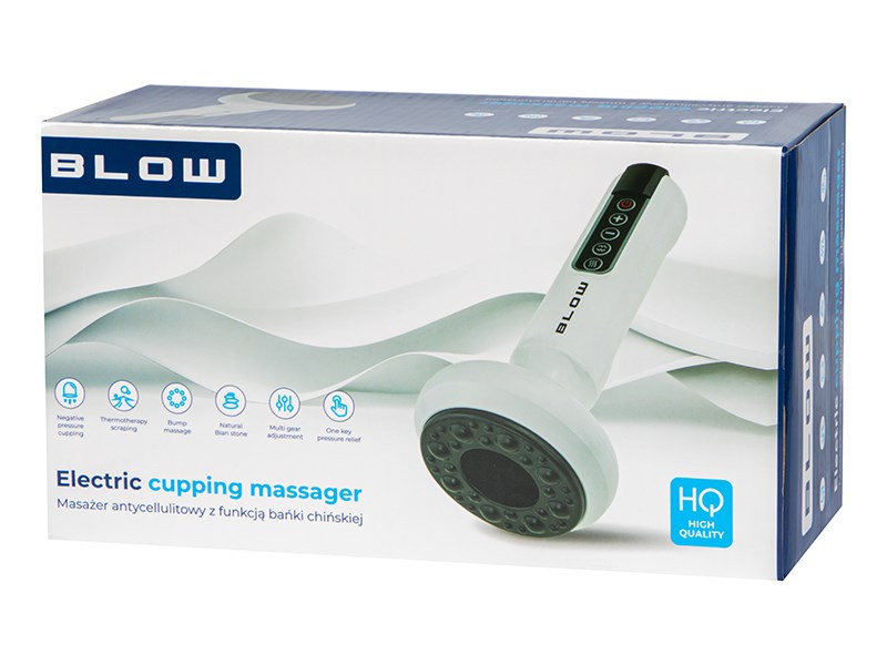 Антицелулитен масажор с функция за китайски вендузи BLOW CUPPING PRO