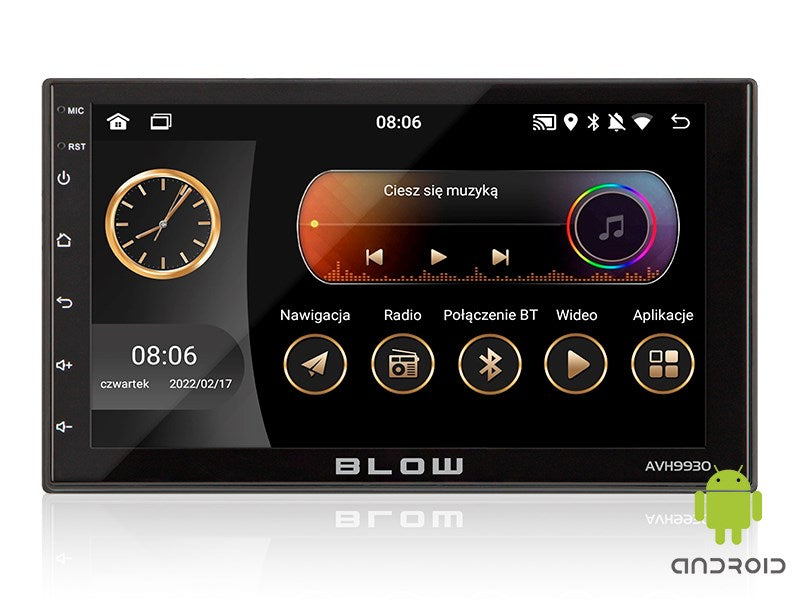 Радио BLOW AVH-9930 2DIN 7" GPS Android 11