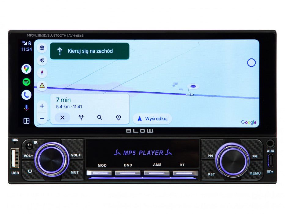 Радио BLOW AVH-686B RDS MP3/USB/micro SD/BLUETOOTH