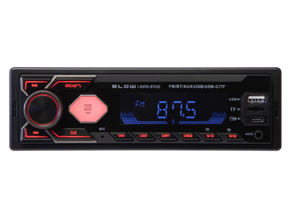 Радио BLOW AVH-8960 RDS MP3/USB/micro SD/BLUETOOTH + USB-C