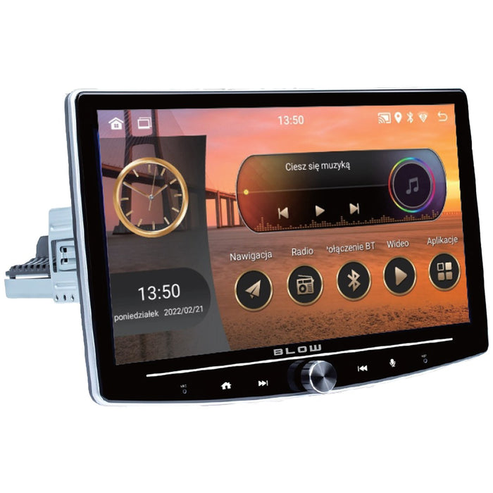 Радио BLOW CP01 1DIN 10" Android/WiFi/GPS/CARPLAY Въртящо се