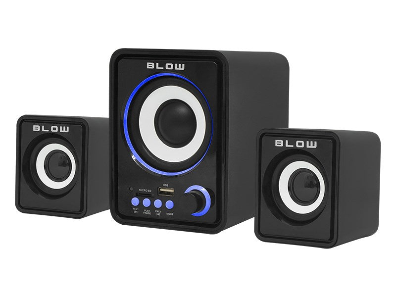 BLOW 66-377# високоговорител 3-лентов 3 W черен безжичен