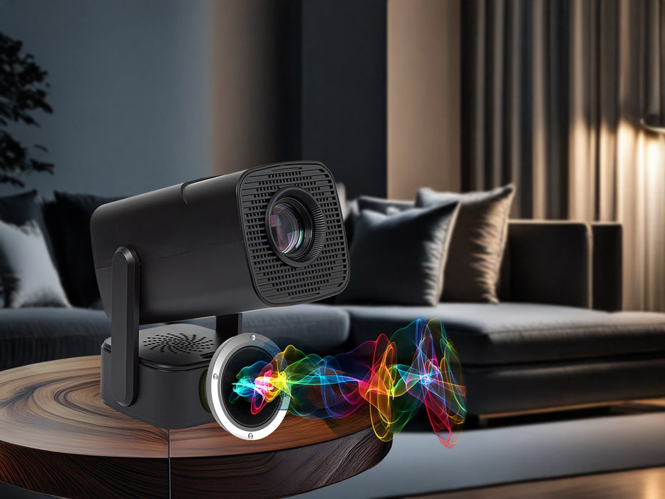 Преносим проектор BLOW AndroidTV HD Cinema SOUND + черен калъф