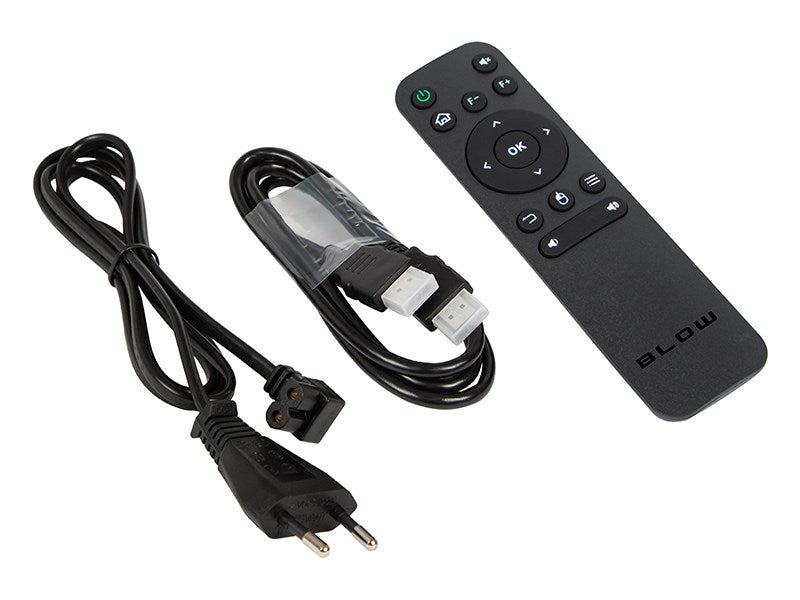 Преносим проектор BLOW AndroidTV FullHD MaxView, бял