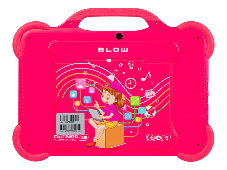 Таблет KidsTAB10 4G BLOW 4/64GB розов + калъф
