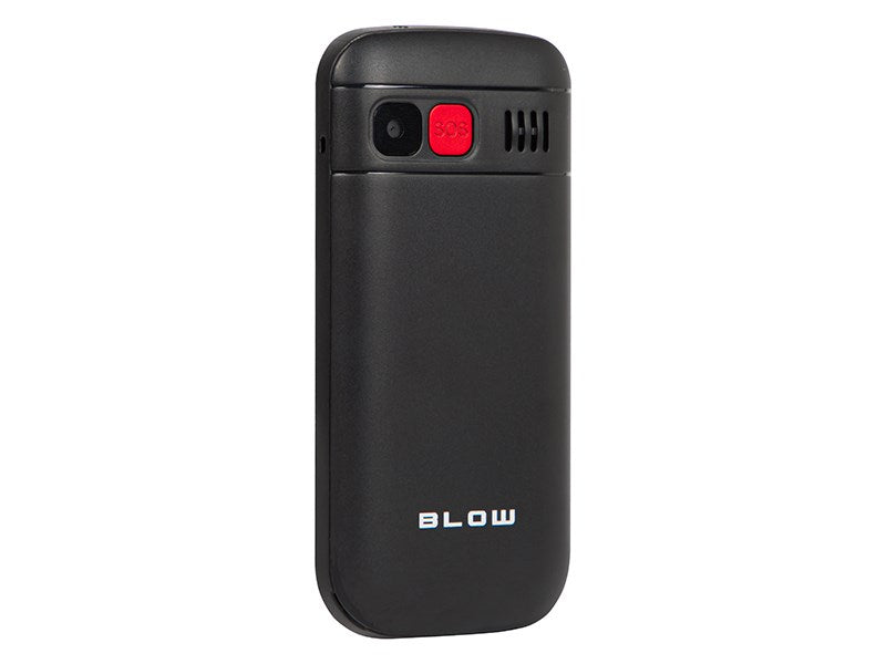BLOW Черен старши телефон със стойка S18D