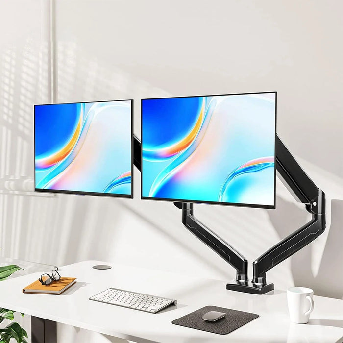 HQ стойка за LCD телевизор 17"-32" за бюро с двоен шарнирен шарнир