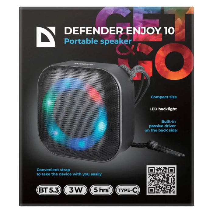 BLUETOOTH КОНТОЛОНКА DEFENDER ENJOY 10 3W CZARNY