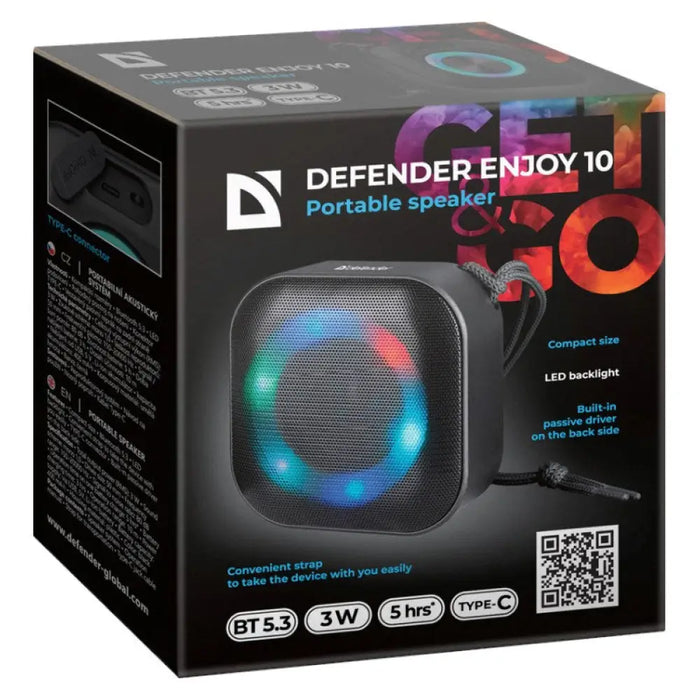 BLUETOOTH КОНТОЛОНКА DEFENDER ENJOY 10 3W CZARNY