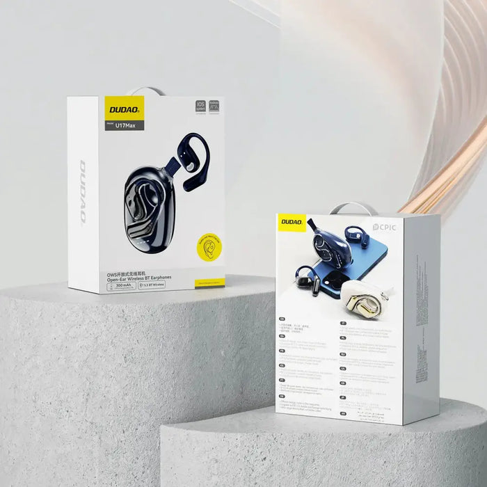 Bluetooth слушалка Dudao U17Max OWS - черна